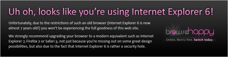 Please upgrade your browser, please... please